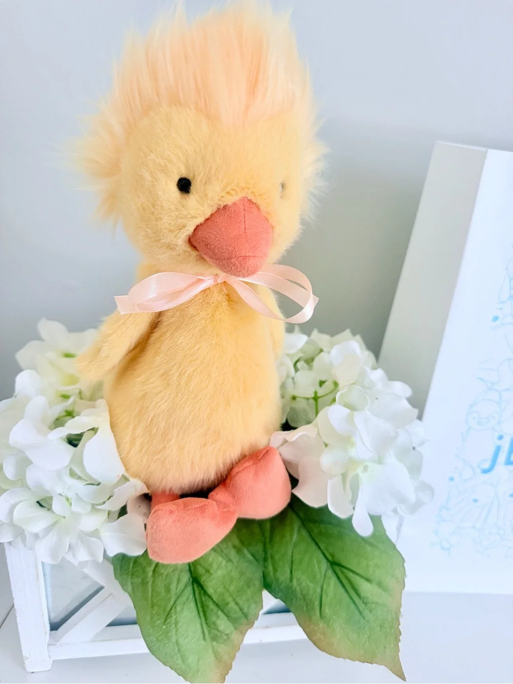 Jellycat Dorit Duckling w/ Removable Bow - BNWT Fast Shipping!